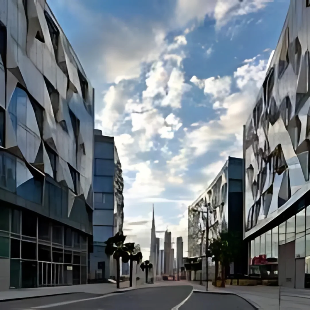 picture showing buildings in dubai district area