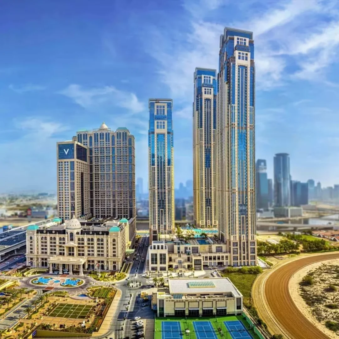 picture showing buildings in Al habtoor city