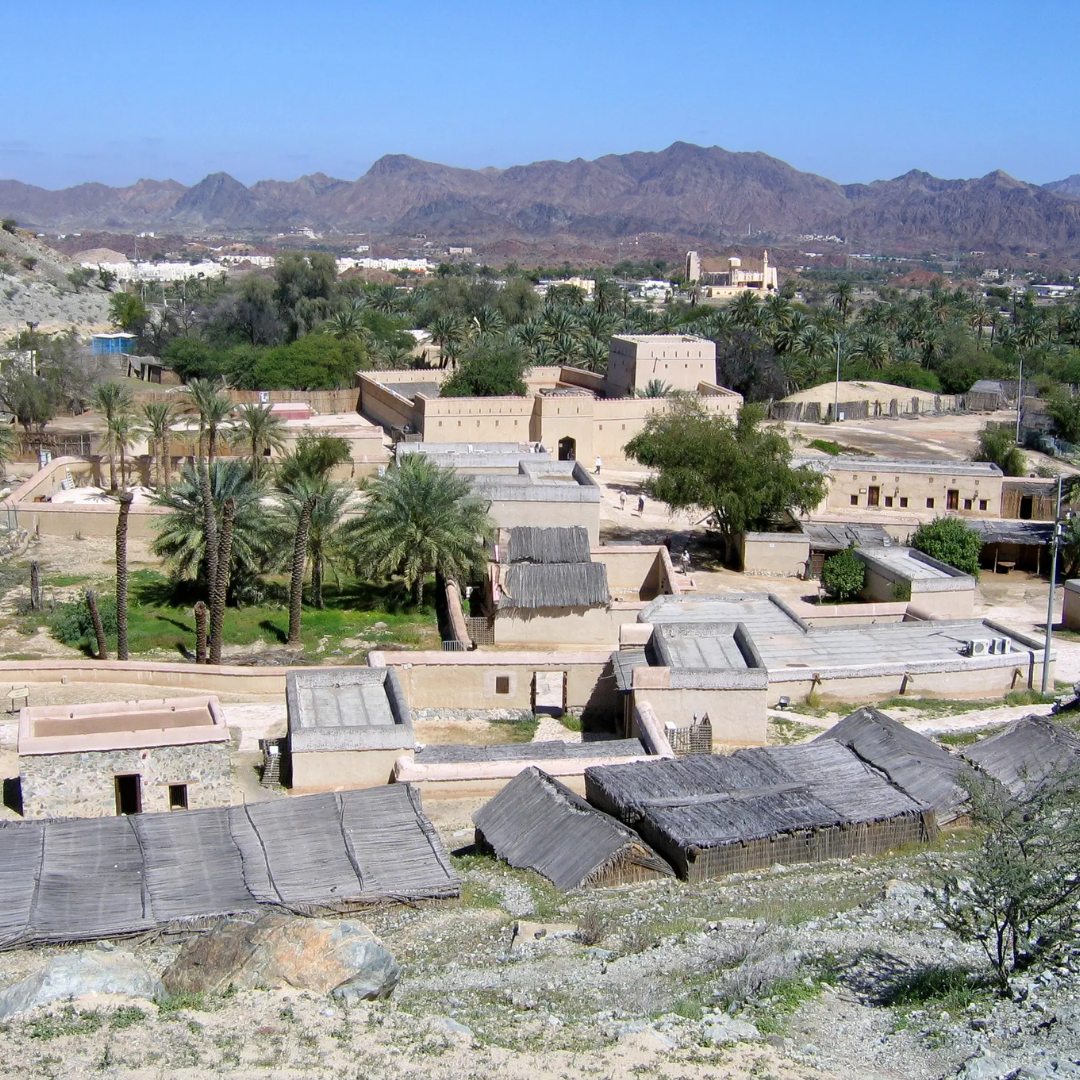 picture showing heitage and old houses in Hatta Village