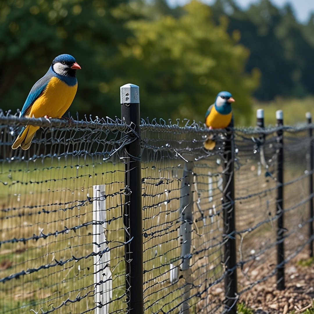 picture showing  birds are sitting on wire